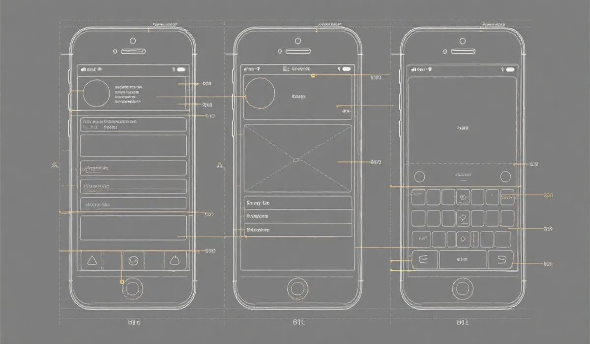 移动端布局示意图